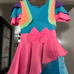 Super cute and colorful Jono Siwa dress size 7/8 (MD)